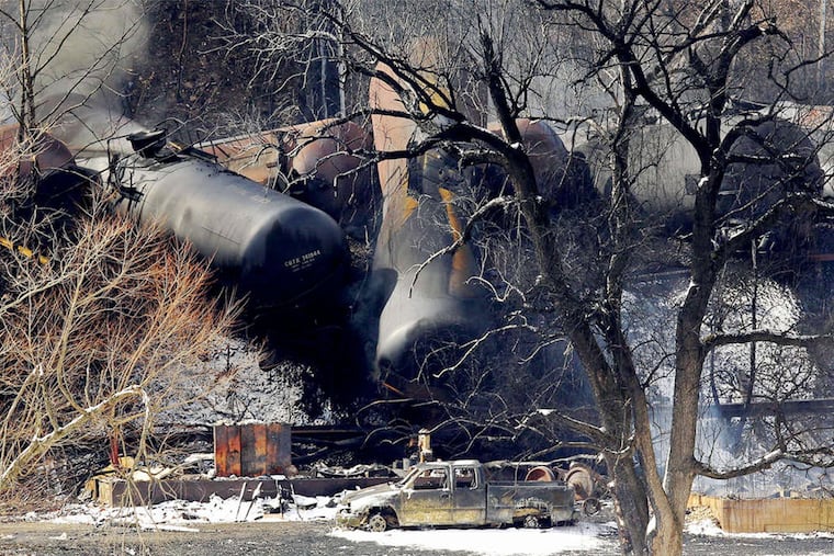 An oil-train derailment near Mount Carbon, W. Va., last week in which probers say the train adhered to the speed limit and the cars that ruptured were of a newer design the industry has touted as safer.