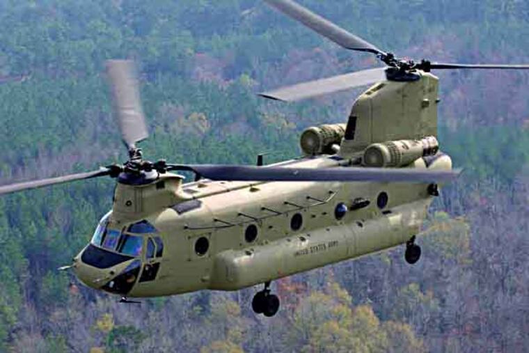 CH-47F Chinook. photo courtesy of Boeing.
