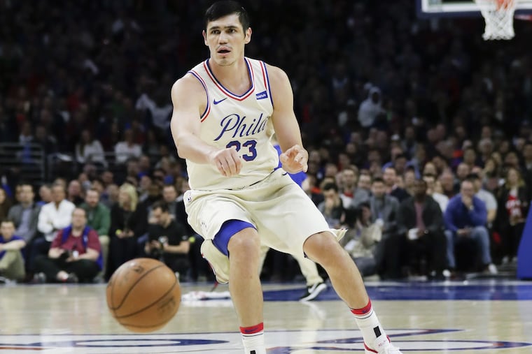Sixers forward Ersan Ilyasova.