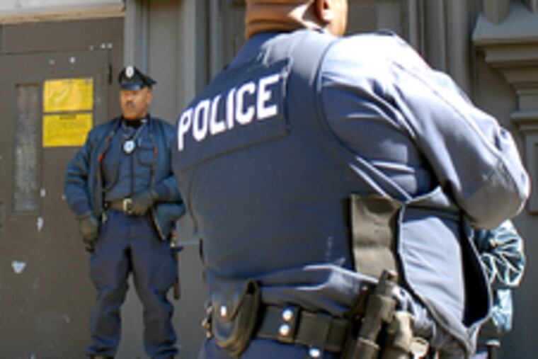 Philadelphia school police after new violence at West Phila. High.
