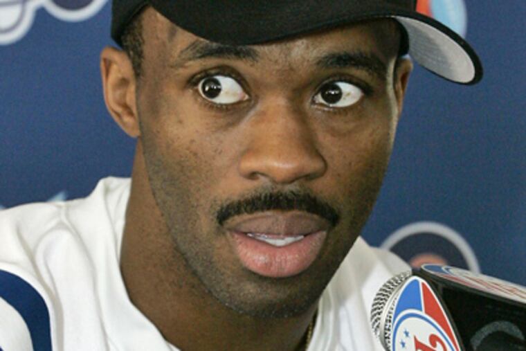 Marvin Harrison's whereabouts on the day Dwight Dixon was shot remain in question. (AP File Photo)