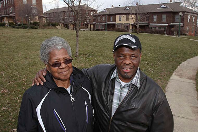 Marvina Furlow and Greg Brinkley, two longtime Abbotsford Homes residents just elected to the development's tenant council. The pair, backed by numerous residents, say they're not going to stand for the violence in their community and the stigma attached to it anymore. Wednesday, March 20, 2013. ( Steven M. Falk / Staff Photographer )