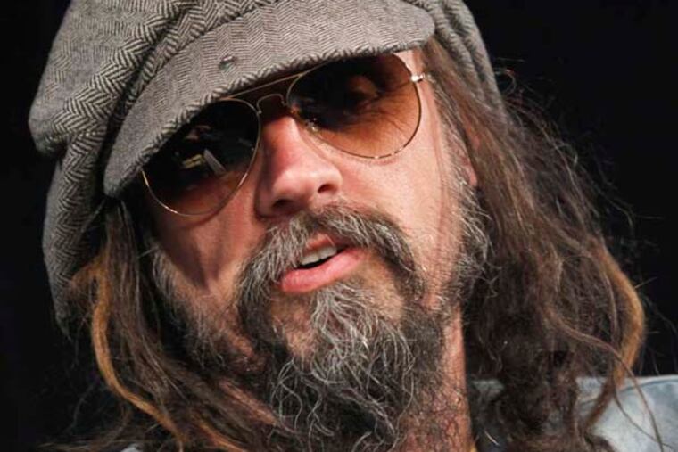 Rob Zombie talks about his new film "Lords of Salem" at the SXSW Film Festival, on Tuesday, March 12, 2013 in Austin, Texas.(Photo by Jack Plunkett/Invision/AP Images)