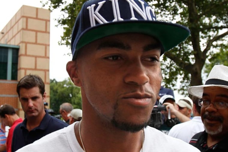 Eagles wide receiver DeSean Jackson. (David Maialetti/Staff Photographer)