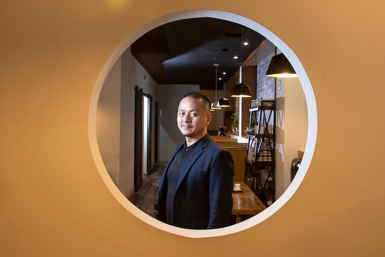 Owner Dan Tsao at EMei, his Sichuan restaurant at 915 Arch St.