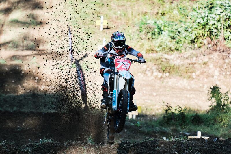 Motor Hill Riding Racing motorcycles up steep hills is a rural Pennsylvania pastime