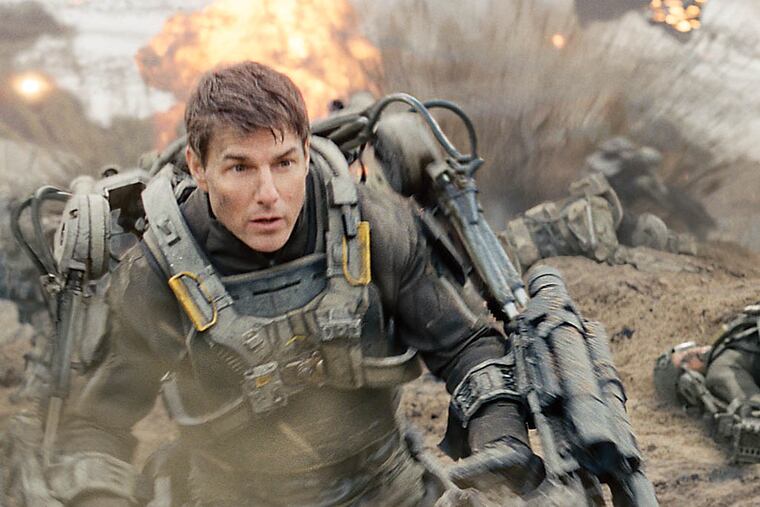 Tom Cruise in a scene from "Edge of Tomorrow."