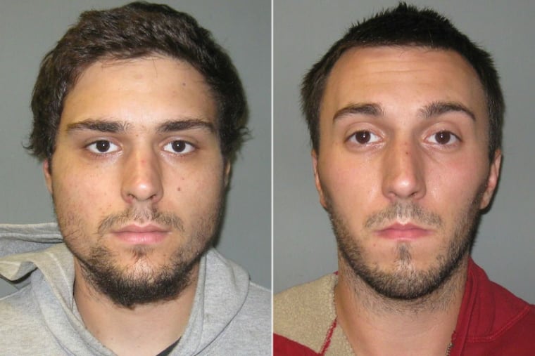 Lumberton homicide photo, Bryan Costello and Christopher Costello (right)