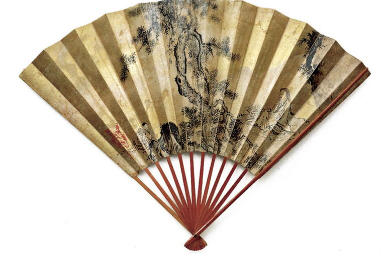 “Figures under a Pine Tree” (16th C.) by Kano Masanobu.
Tokyo National Museum