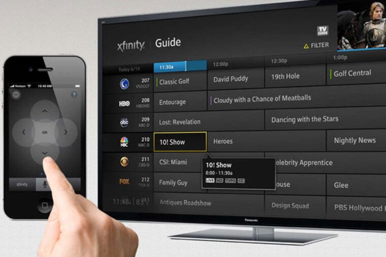 Comcast Corp. says improved customer service helped reverse a decline in its cable TV business.