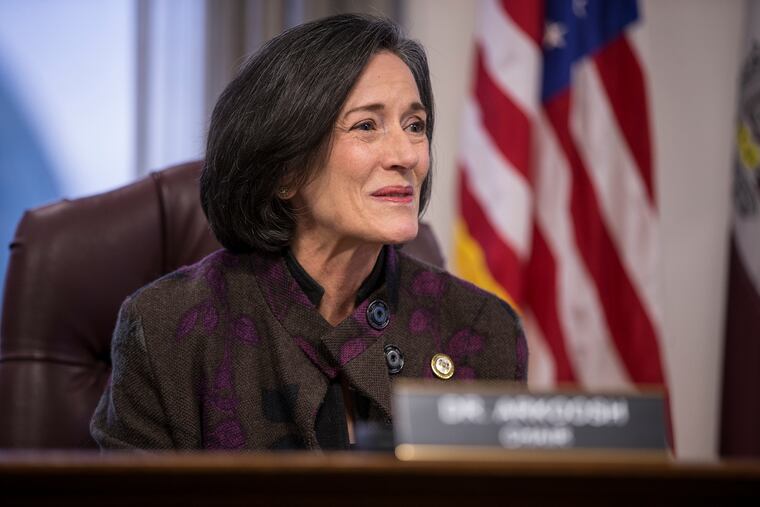 Dr. Valerie Arkoosh, chair of the Montgomery County Board of Commissioners.