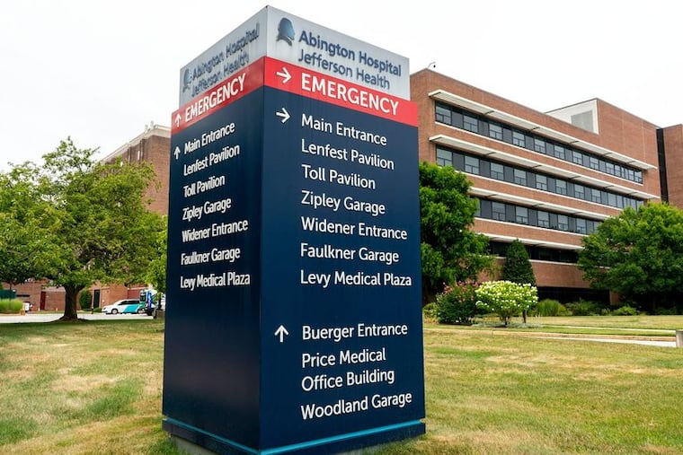 Jefferson Abington Hospital in Abington Township.
