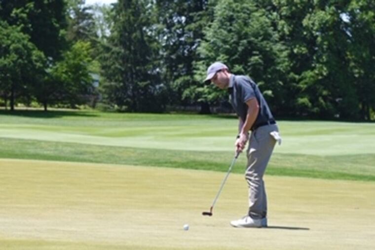 Will Davenport defeated Andrew Keeling (pictured) in a four-hole playoff on Thursday to win the Golf Association of Philadelphia Middle-Amateur Championship (PHOTO CREDIT: Golf Association of Philadelphia)