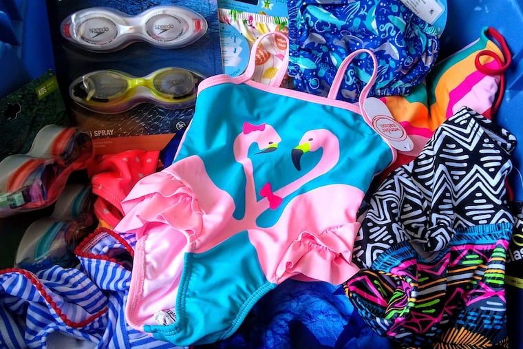 Jackie Lewis of Leadership Philadelphia spearheaded an online donation drive and hosted a few happy hours for boys and girls who don't own proper swimming attire. So far, she has collected more than 125 swimsuits and has raised more than $1,500 for more swimming supplies.