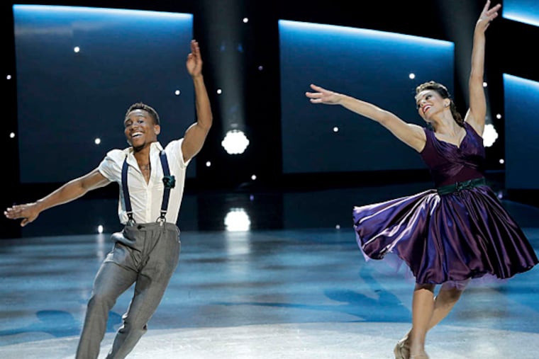 Virgil Gadson of Mount Airy performing a Broadway routine with fellow contestant Gaby Diaz on Fox's "So You Think You Can Dance." (ADAM ROSE)