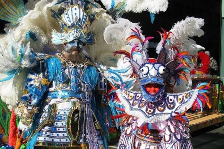 Teddy Kudrick and his son, Jake, perform as Marlin and Nemo from "Finding Nemo" in the Duffy String Band's 2017 New Year's presentation, "Tune-A-Fish."