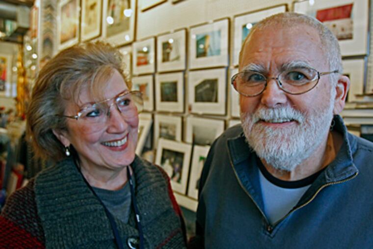 John and Rita deVacchi at their South Street Store. (Akira Suwa / Staff Photographer)