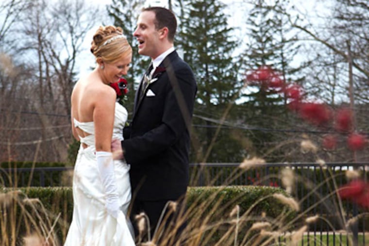 "I couldn't get over how absolutely beautiful she looked," Neil said. "I was really awestruck by her..." (Photo: Something Blue Photography)