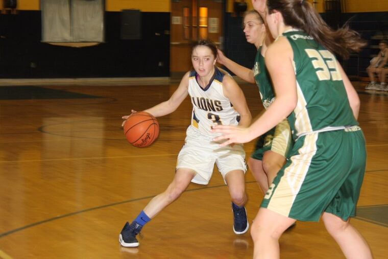 New Hope-Solebury point guard Sarah Wilson.