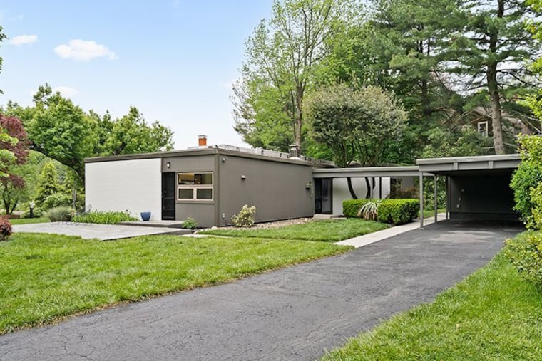 The exterior of the Wyncote home.