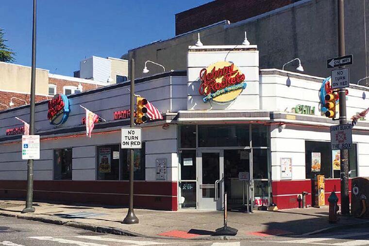 Johnny Rockets at Fifth and South Streets.