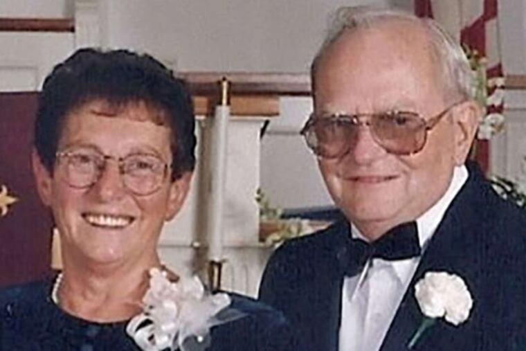 Isobel and George Berry. Married for 68 years, they died just two days apart after a fire at their Burholme home.