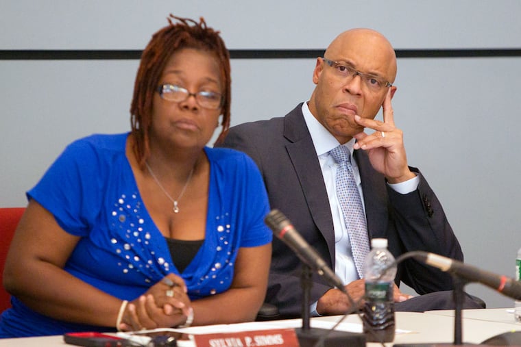 "I have pent-up emotions about the way the district has allowed many of our schools in low-income neighborhoods to fail our students and their families," Sylvia Simms said.