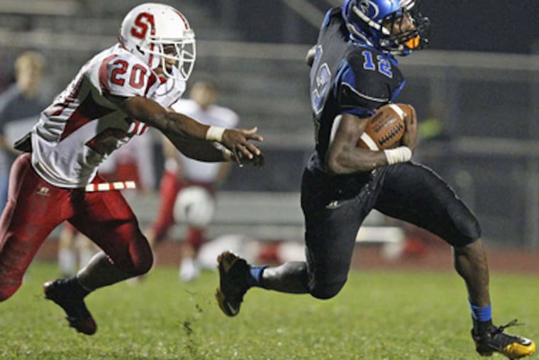 Central Bucks South’s Josh Adams. (Ron Cortes/Staff Photographer)