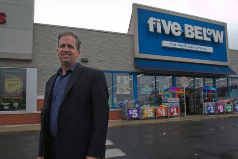 CEO Joel Anderson at the 2250 S. Columbus Blvd. location, one of 13 Five Belows in the Philadelphia area. (ALEJANDRO A. ALVAREZ/Staff Photographer)