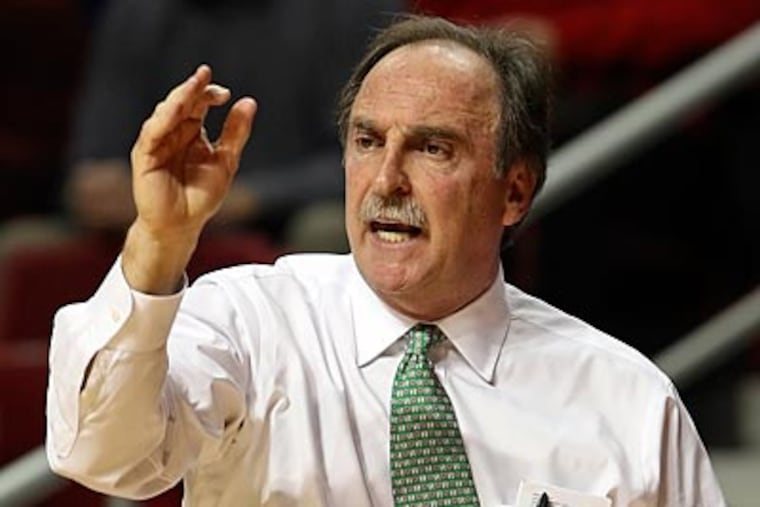 Fran Dunphy has won the Harry Litwack Award three times in his five years at Temple. (Steven M. Falk/Staff file photo)