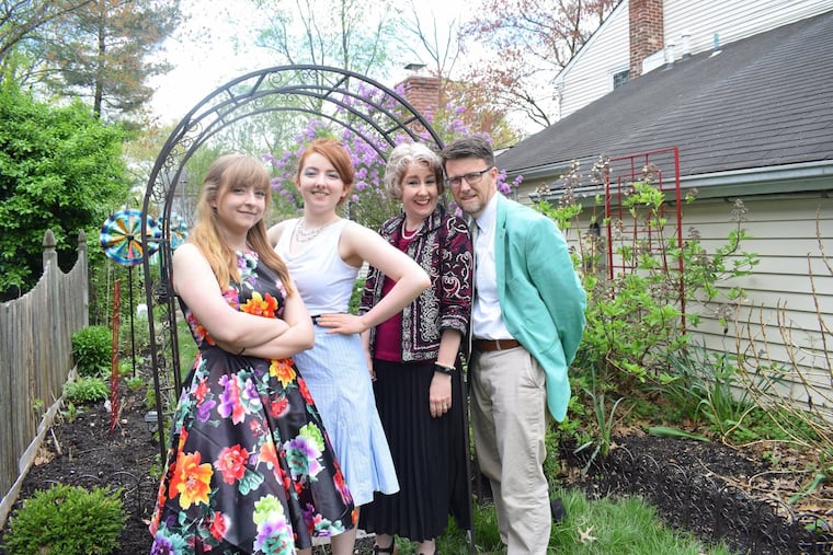 Mary Jane and Walter Bowne, with their daughters Nancy and Madeline.