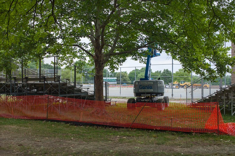 The MLB is renovating Ashburn Field in FDR Park, a city field managed and maintained by the Phillies that hosts a variety of youth baseball programs.
