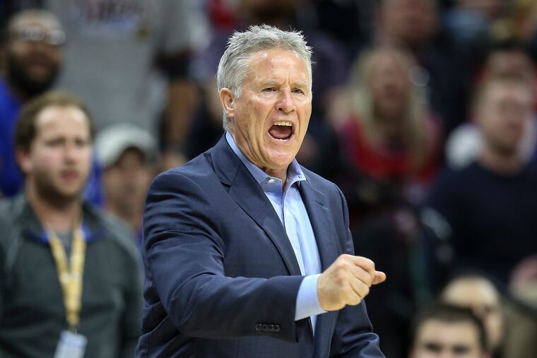 Brett Brown says the Sixers aren't "a traditional-type" team.