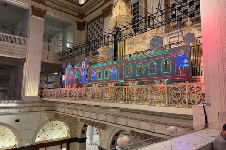 The Wanamaker Light Show was installed last week after a fundraiser ensured the beloved holiday staple would continue this winter.
