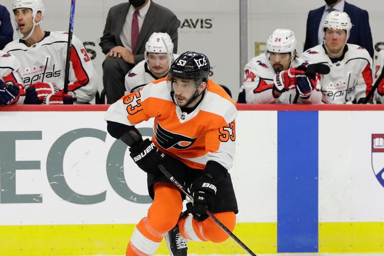 Flyers defenseman Shayne Gostisbehere returned to lineup Monday against the visiting Islanders.