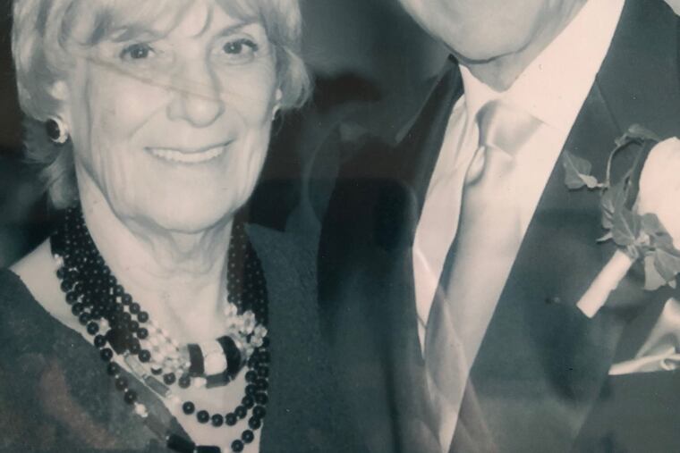 Phyllis Snider Foreman with her brother, Flyers co-founder Ed Snider, circa 2008. In 1966, she coined the nickname Flyers and helped design their logo.