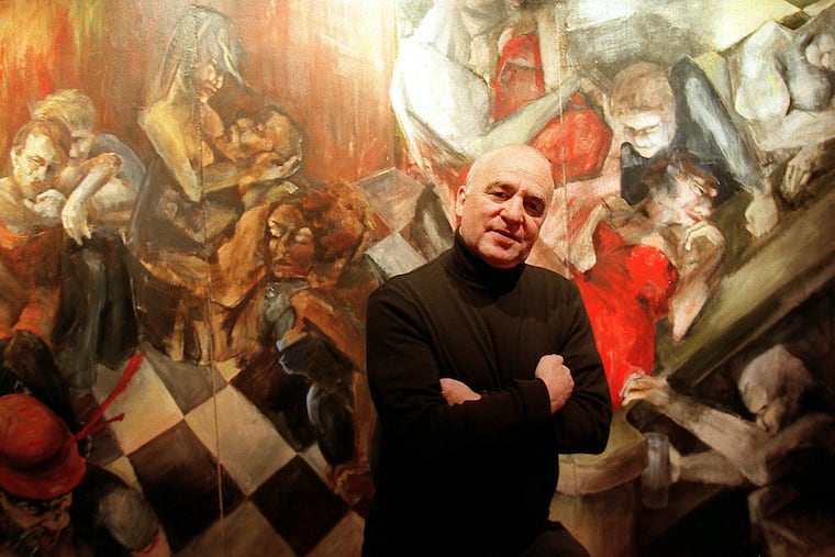 David Carroll in his bar, "Bar Noir," in 1999.