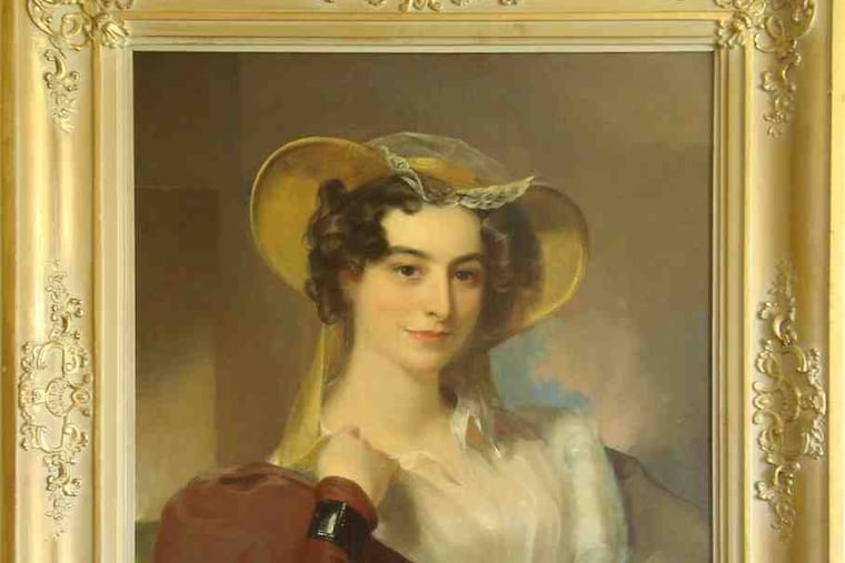 Rebecca Gratz , as portrayed by Thomas Sully, and her younger brother, Joseph, painted by G.P.A. Healy.