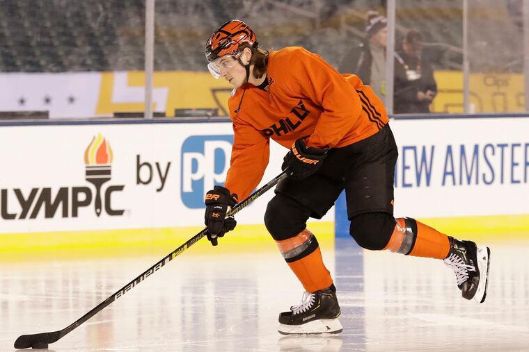Flyers center Nolan Patrick has missed the entire season.