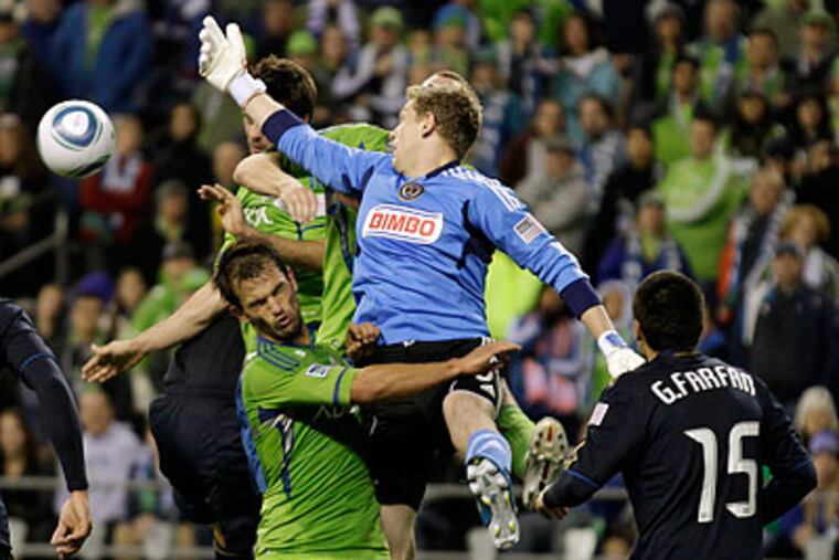 Zac MacMath recorded a 1.07 goals-against average in eight games last season. (Ted S. Warren/AP)