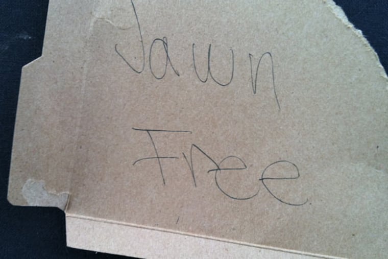 No question here: This sofa on 19th Street is free for the taking. The appropriateness of using "jawn" to refer to a woman is in dispute.