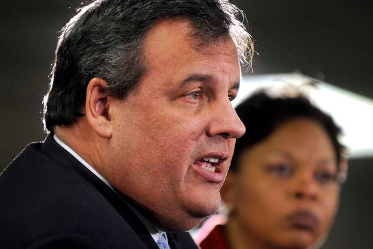 Gov. Christie announces the "intervention," with Camden Mayor Dana L. Redd. He did not call it a "takeover," but a "partnership" with the community and local Democrats.