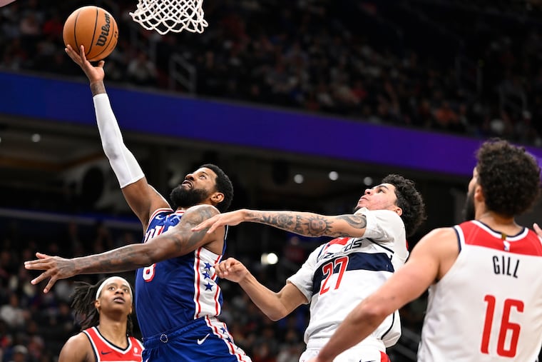 Paul George led the Sixers with 39 points.