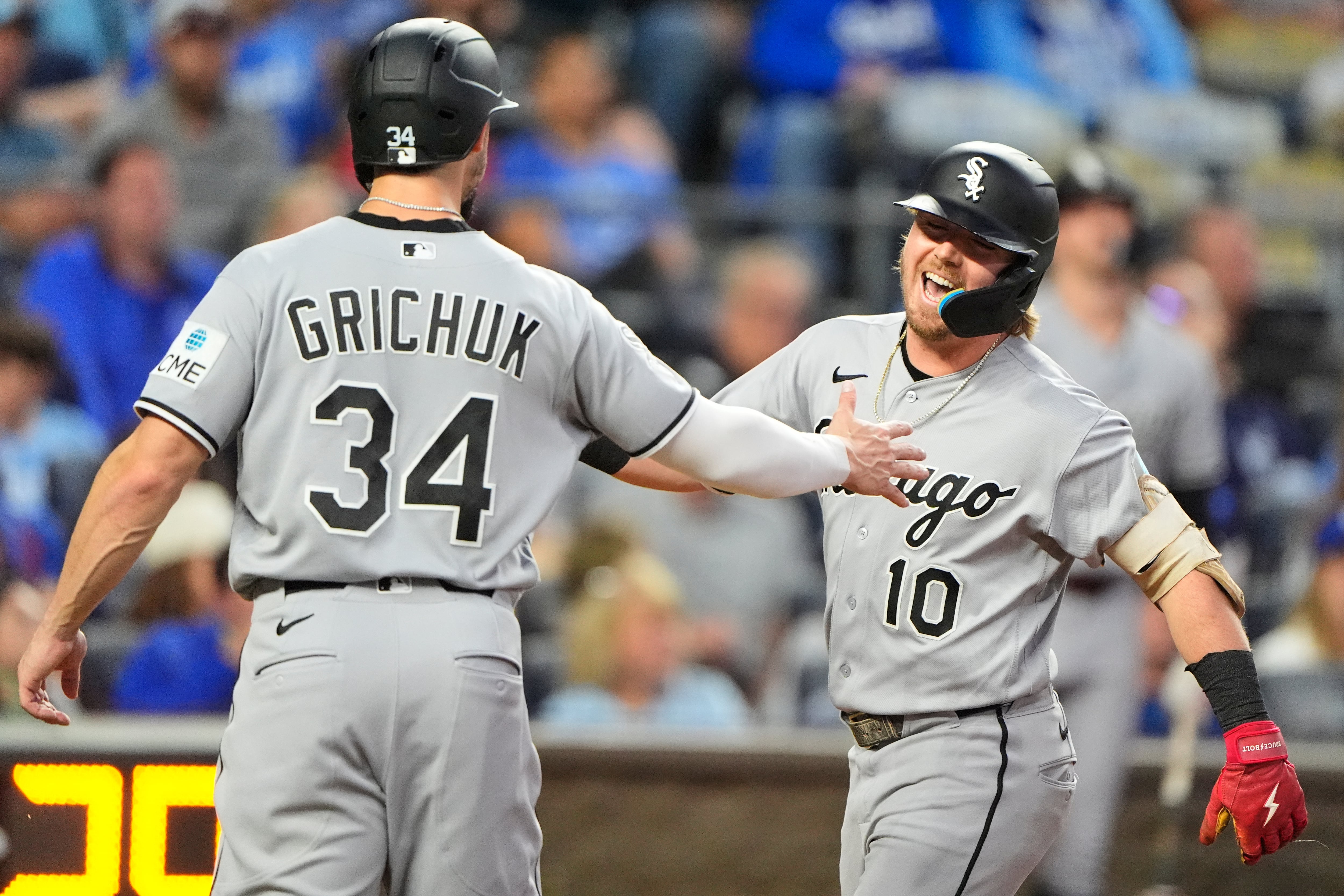 Meidroth, Grichuk hit 3-run shots, White Sox beat Royals 14-11 to remain a game back in AL Central