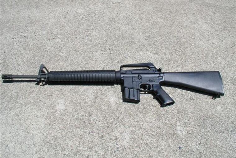 An M-16 rifle