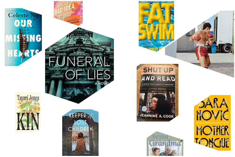 Collage of 10 books with strong Philadelphia ties we should be reading this spring.