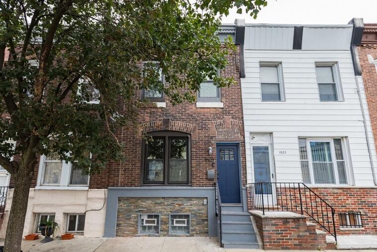 The exterior of 1621 S. Taylor St. in Philadelphia's Point Breeze neighborhood, which is listed for sale at $308,888.