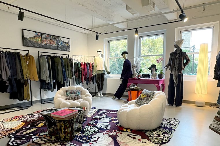 The interior of Joan Shepp at 1905 Walnut St., the 53-year-old store made the New York Times' list of "50 Best Clothing Stores in America."