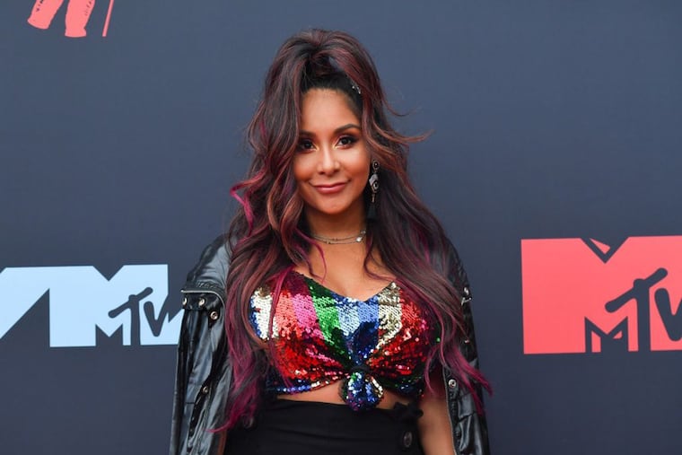US reality TV personality Nicole Polizzi arrives for the 2019 MTV Video Music Awards at the Prudential Center in Newark in August.