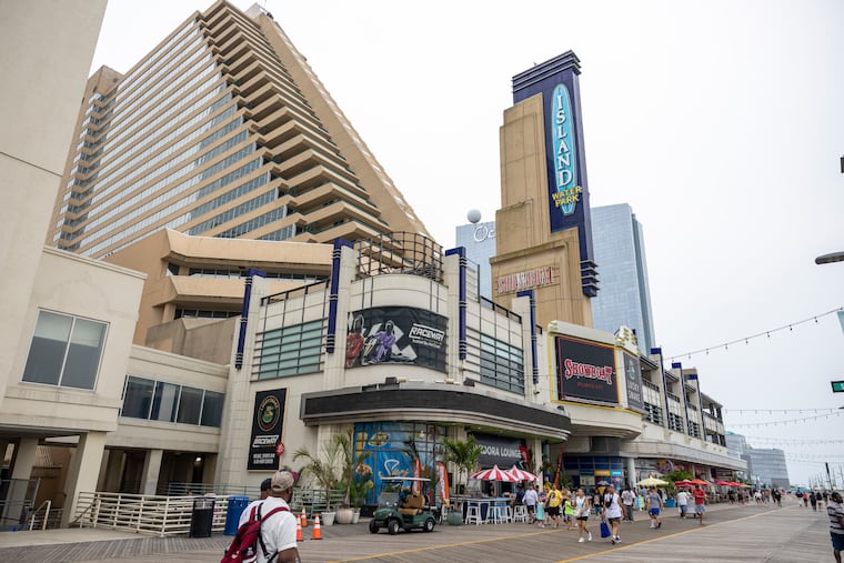 The outside of Showboat Casino in Atlantic City on Tuesday, Aug. 5, 2025.